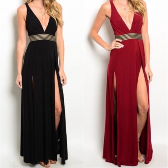 Dresses & Skirts - Red Wine Vivian Maxi Dress